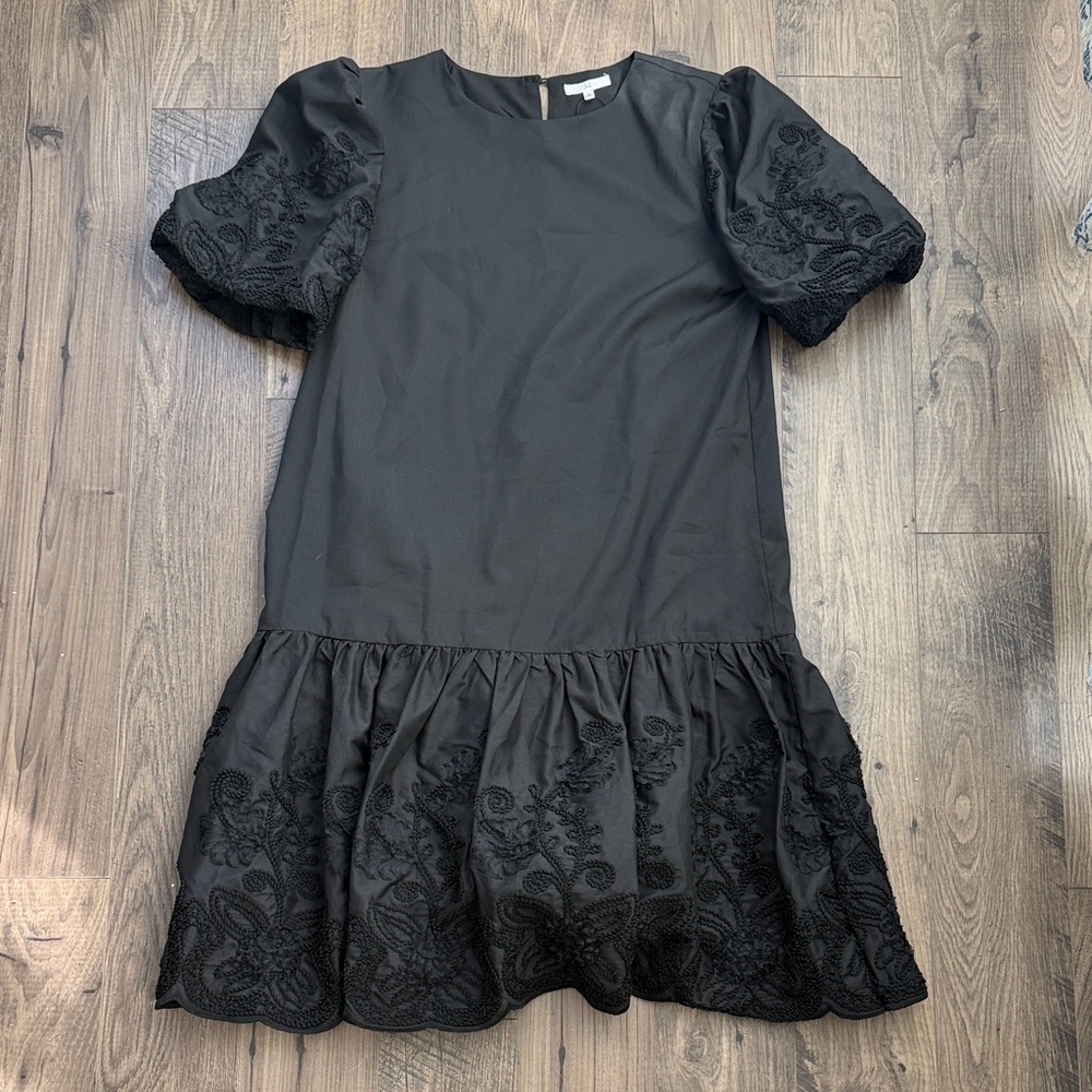 Joh Apparel- Elegant Black drop waist Dress